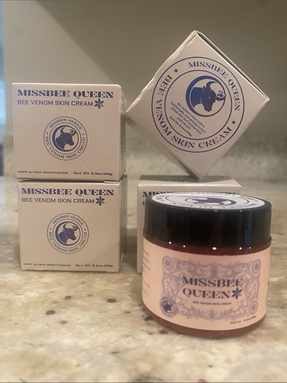 MISSBEE QUEEN Bee Venom Skin Cream NWT 2.1 Oz.